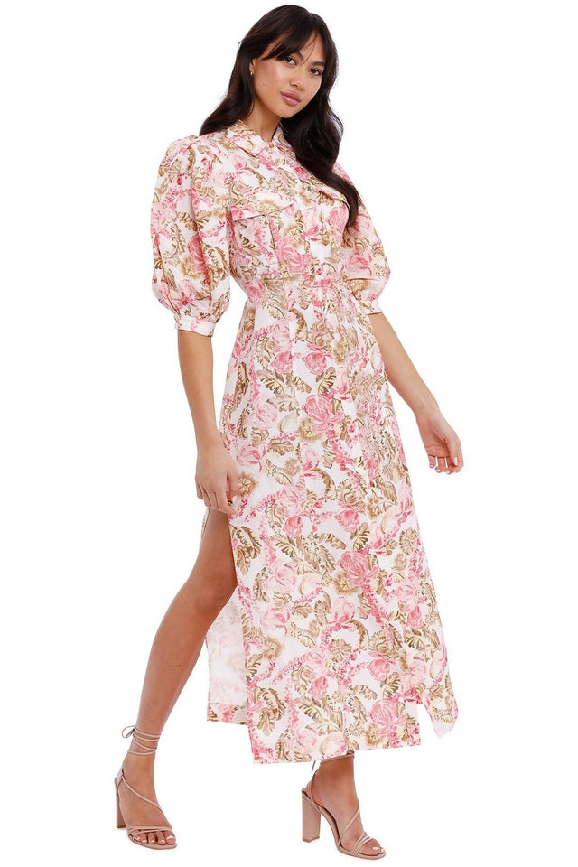 Significant Other Deanna Maxi Dress Floral Size 12 - 12 / Floral - Dresses