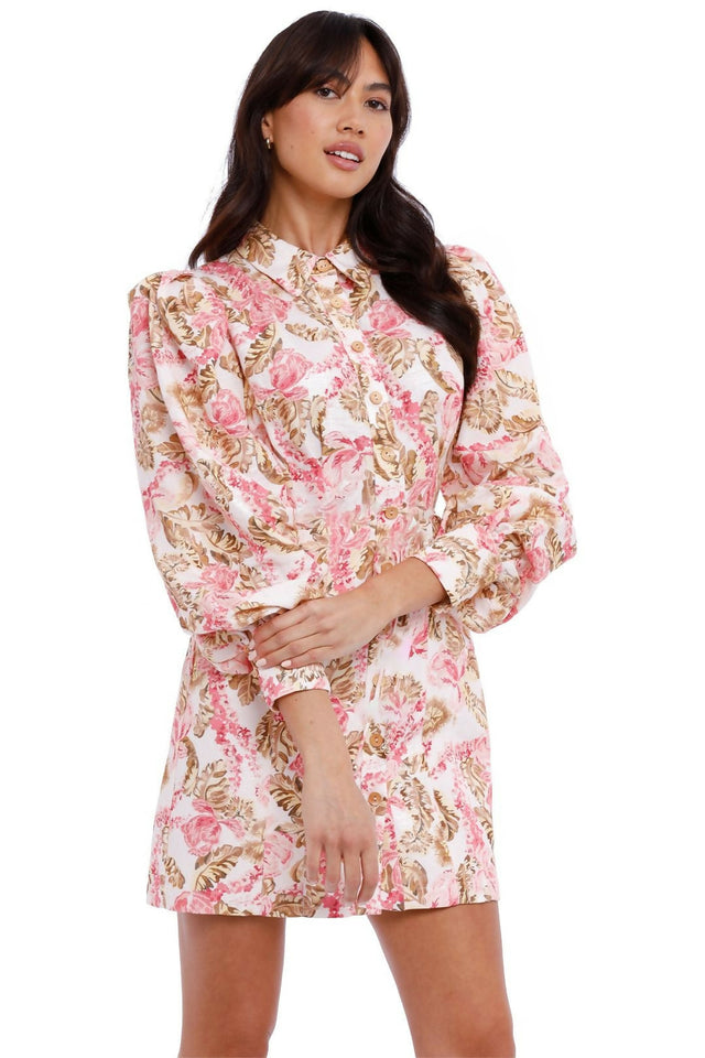 Significant Other Leonie Mini Dress Floral Size 8 - 8 / Floral - Dresses
