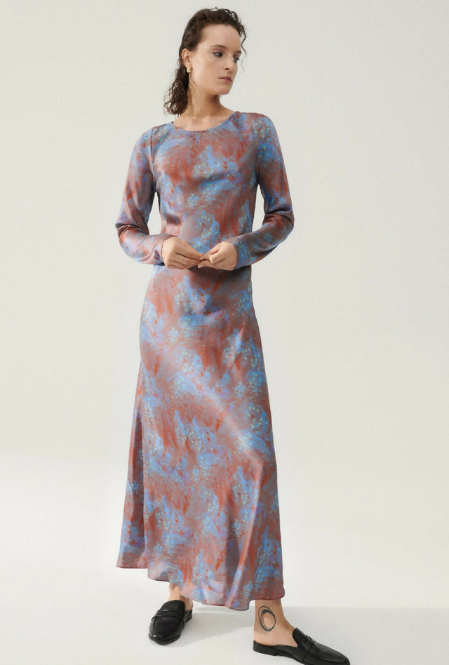 Silk Laundry Sienna Dress Dazed Multi Size AU 8 - 8 / Multi - Dresses