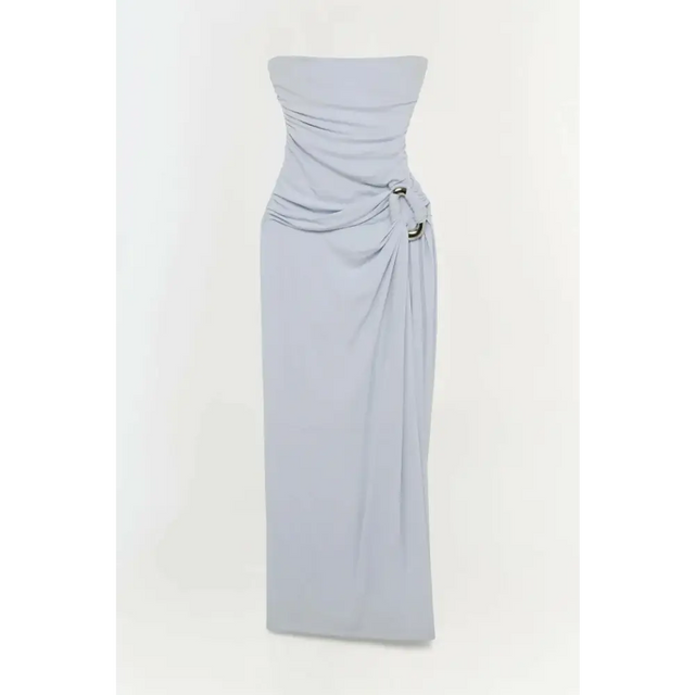 Simkhai Emma Jersey Gown Blue Haze - 4 / Blue - Dresses
