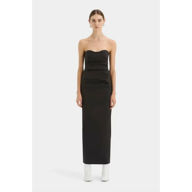 SIR Alba Strapless Gown Maxi Dress Black Size & 1 - Dresses