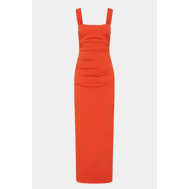 SIR. Dahlia Balconette Gown in Tangerine size 2 / AU 10 - Red / 10 - Dresses