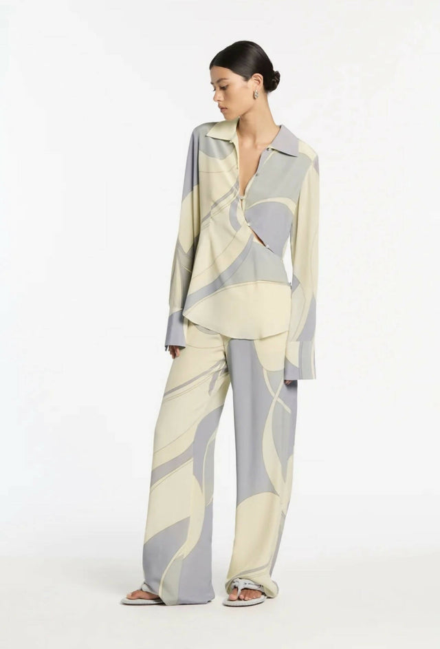 SIR - Sir The Label Adrianna Buttoned Shirt and Pant Set