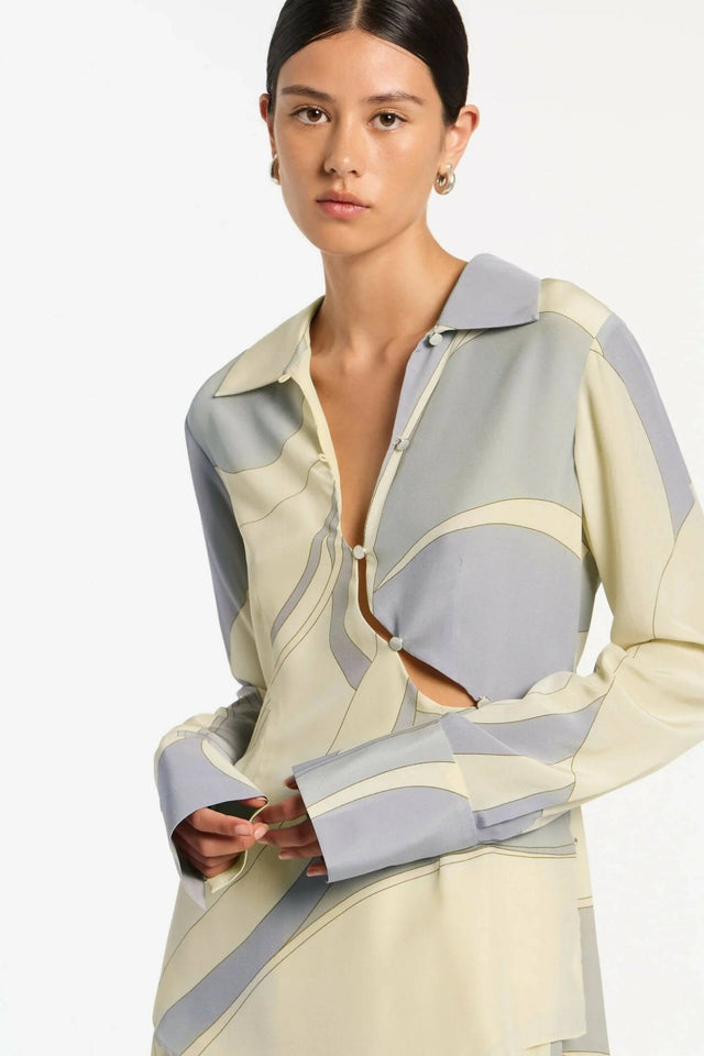 SIR - Sir The Label Adrianna Buttoned Shirt and Pant Set