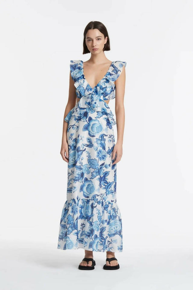 SIR - Sir the Label Amaris Frill Midi Dress