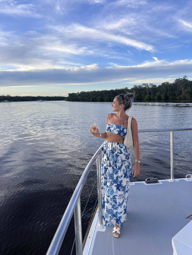 Sir The Label Amaris Maxi Skirt and Crop - 8 / Print - Outfit Sets