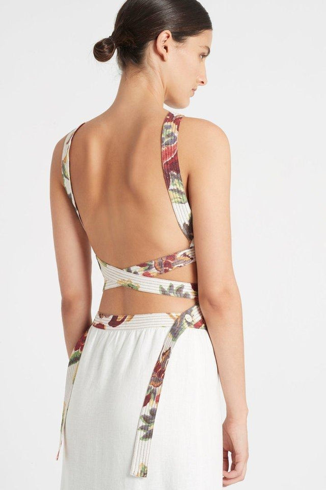 Sir The Label Ambroise Open Back Gown - 4 / White - Dresses