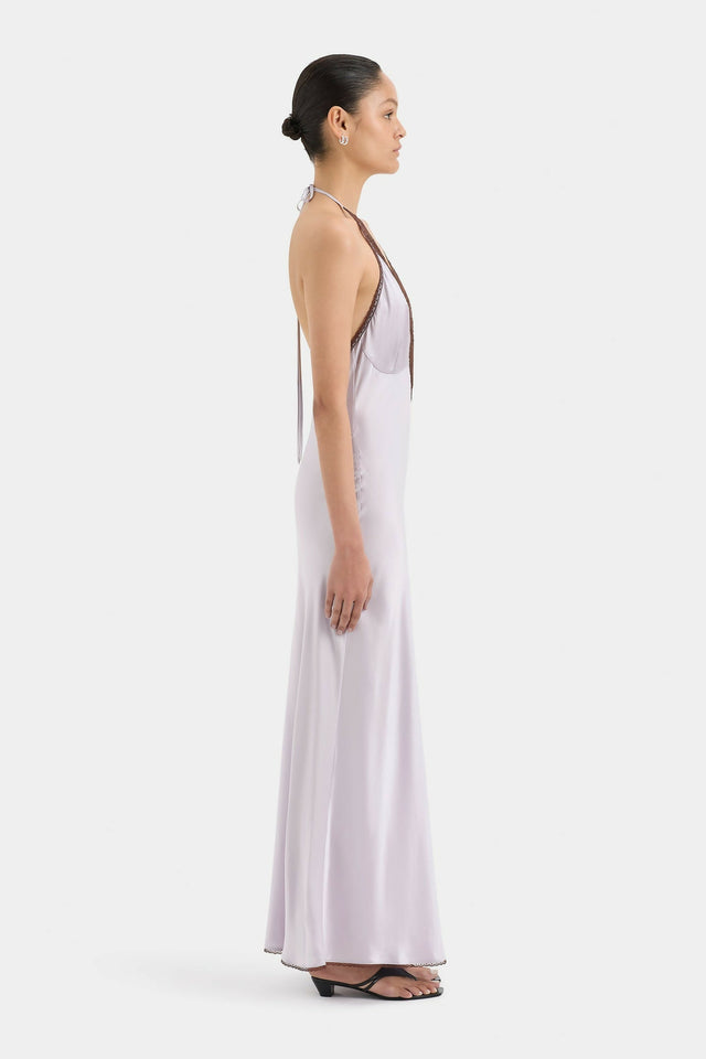 Sir The Label Aries Halter Dress Lilac - 6 / Lilac - Dresses
