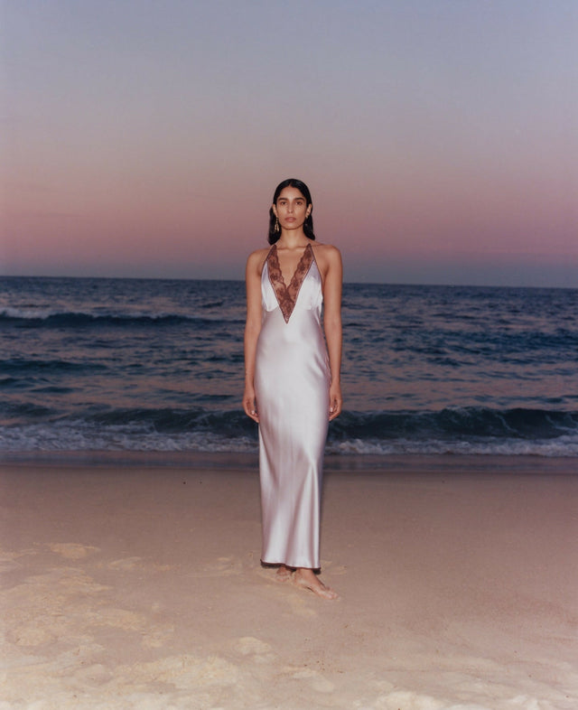 Sir The Label Aries Halter Dress Lilac - 6 / Lilac - Dresses