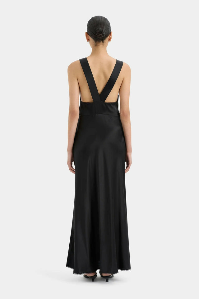 Sir The Label Aries Halter Gown Black - 6 / Black - Dresses