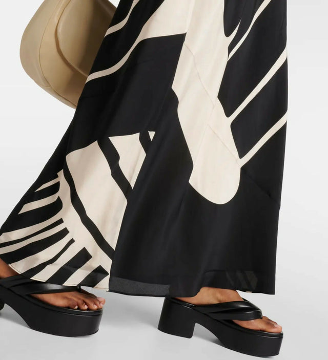 Sir The Label Arte Printed Silk Satin Slip Dress Multi Size 1 / AU 8 - 8 / Print - Dresses