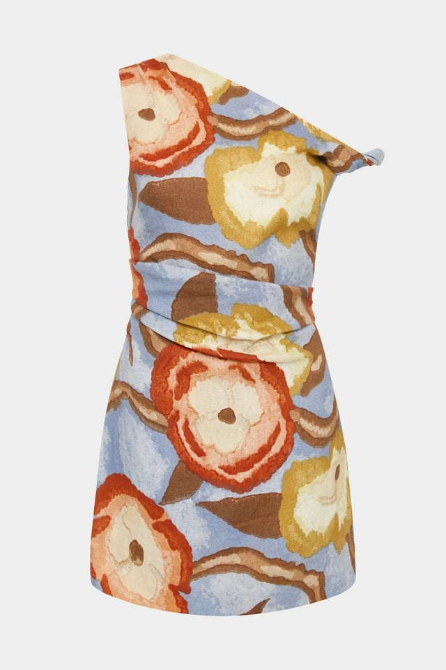 Sir The Label Avery Twist Mini Dress - 6 / Multi - Dresses