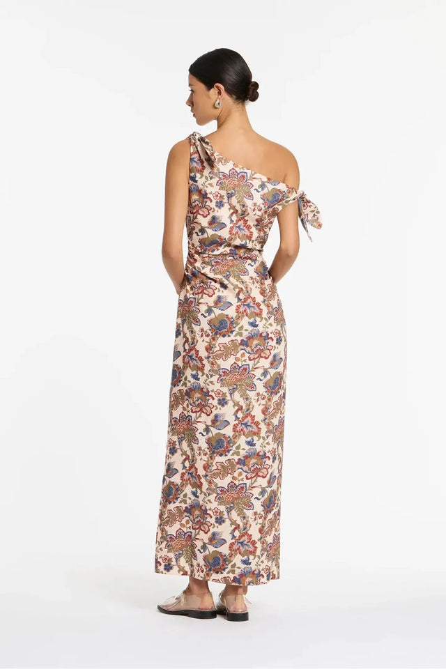 Sir The Label Bettina Off Shoulder Midi Dress - 12 / Multi - Dresses