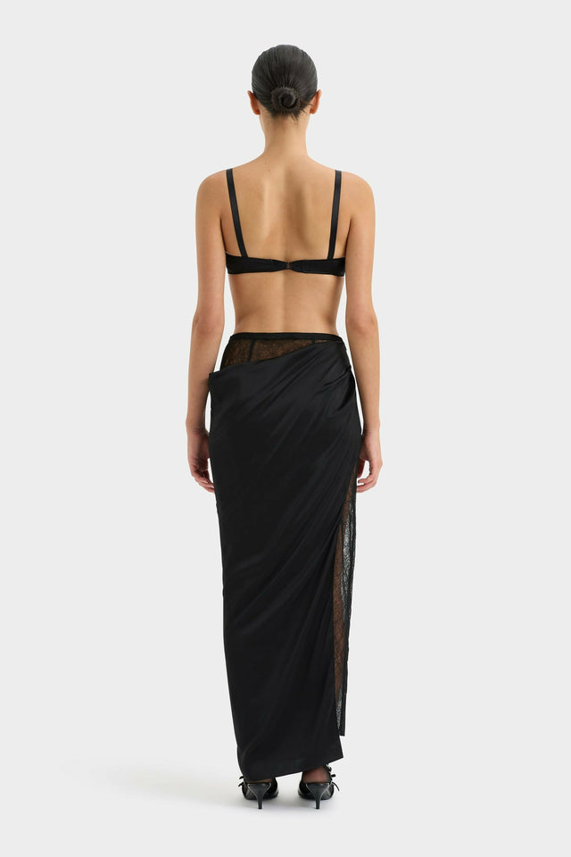 Sir The Label Bralette Size 1 & Dunya Skirt Size Black - 6 / Black - Outfit Sets