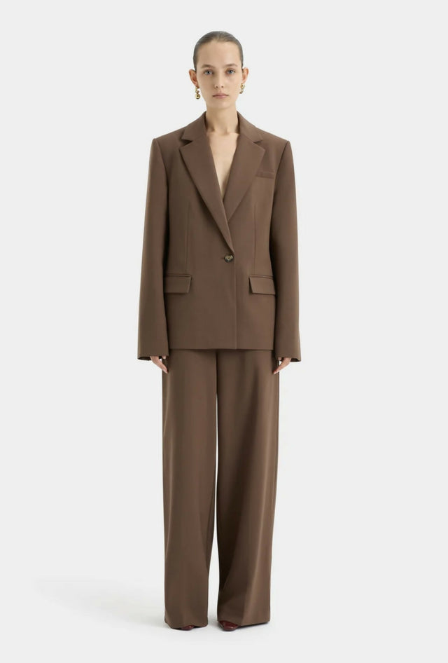 Sir The Label Bromley Tailored Blazer and Pant in Chocolate - Outfit Sets