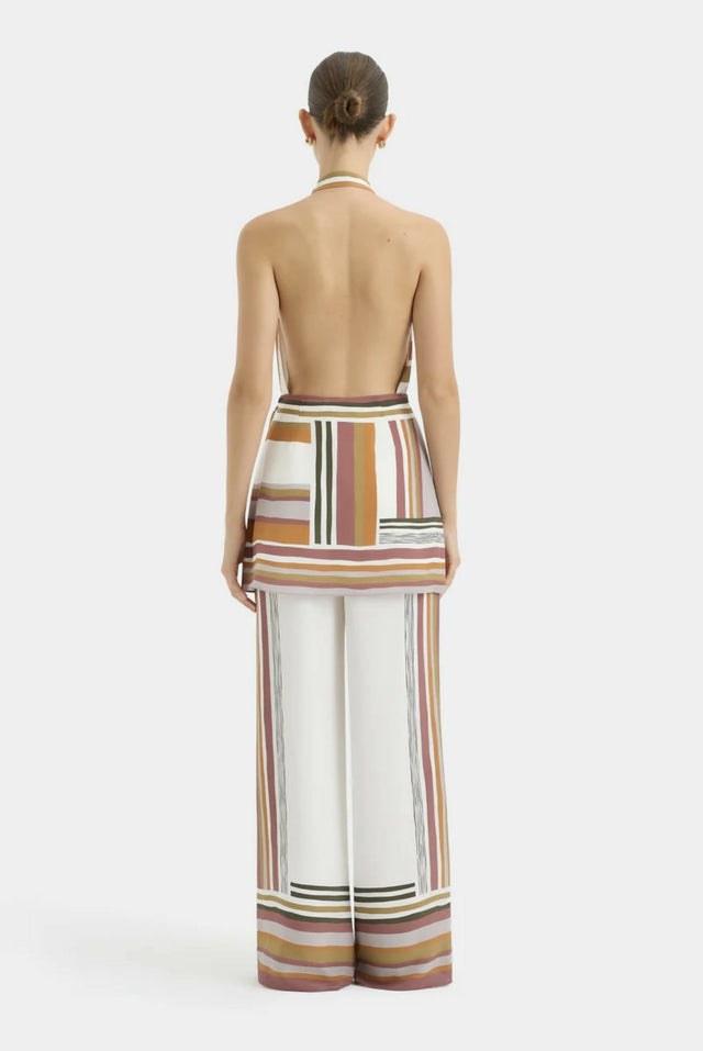 Sir The Label Caprera Wrap Halter Mini and Pant Set - Outfit Sets