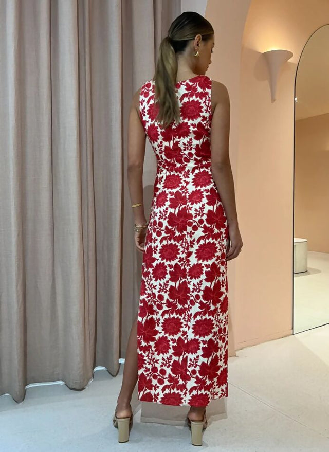 Sir The Label Cinta Cut Out in Valentina Floral - Dresses