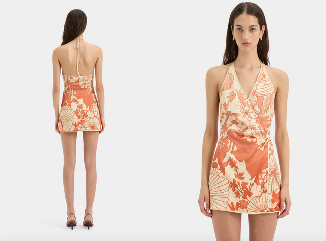 Sir The Label Como Twist Mini Dress - 6 - Dresses