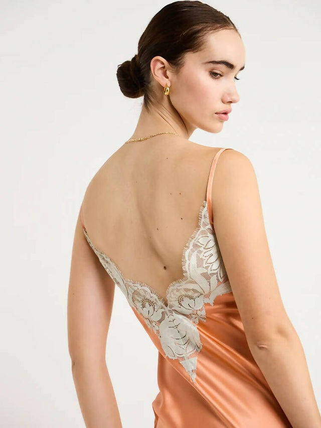 Sir the Label Danseurs Lace Slip Dress - 8 / Multi - Dresses