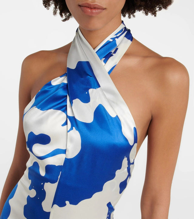 Sir The Label Esme Halter Dress Size 2 - 8 / Print - Dresses