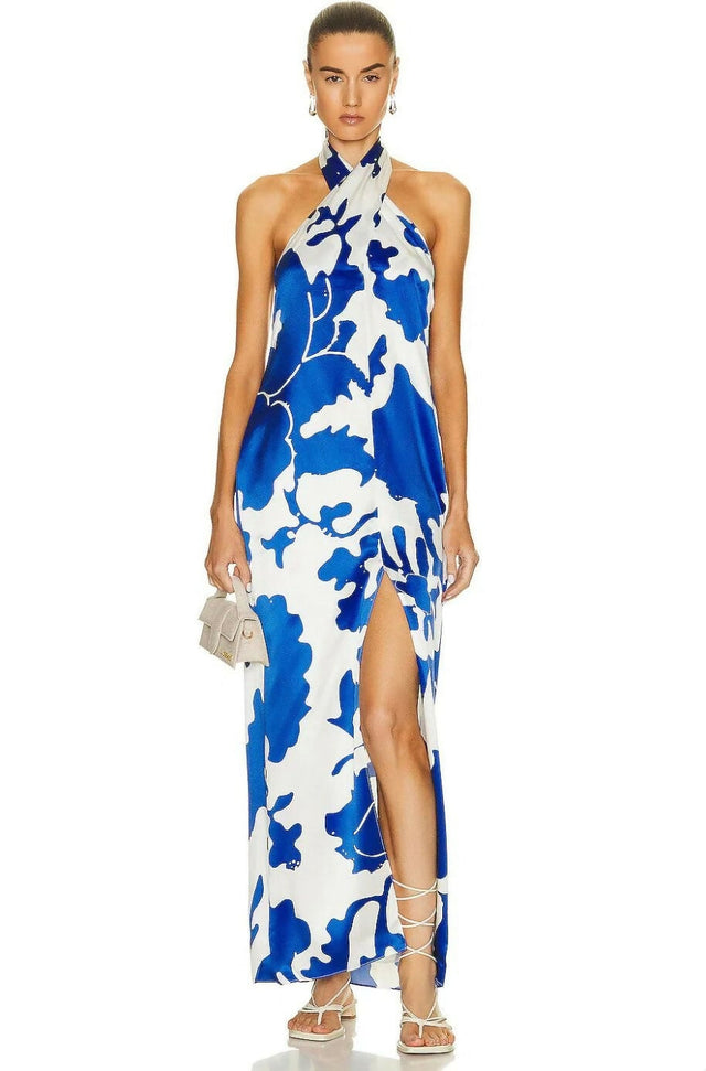 Sir The Label Esme Halter Dress Size 2 - 8 / Print - Dresses