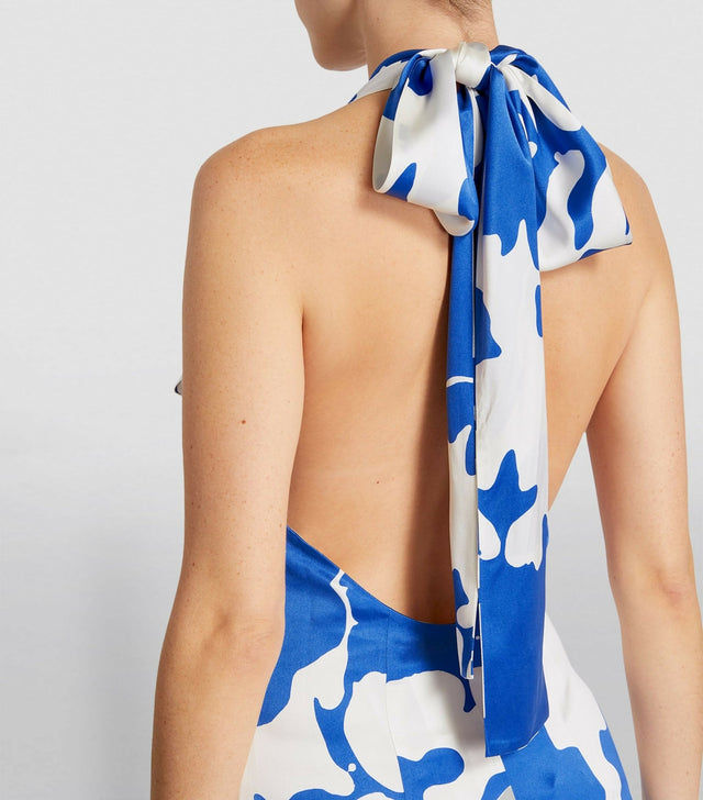 Sir The Label Esme Halter Dress Size 2 - 8 / Print - Dresses