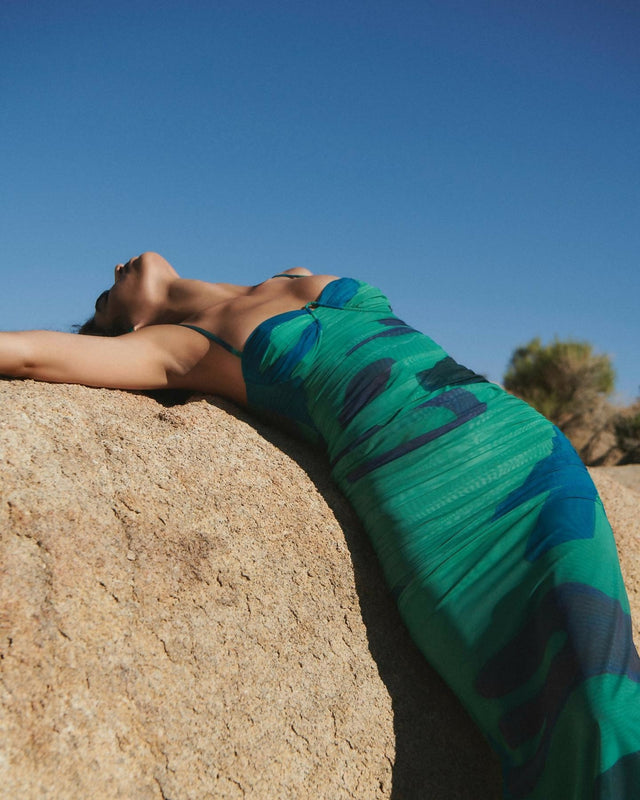 Sir the Label Frankie Gathered Midi Dress - Dresses