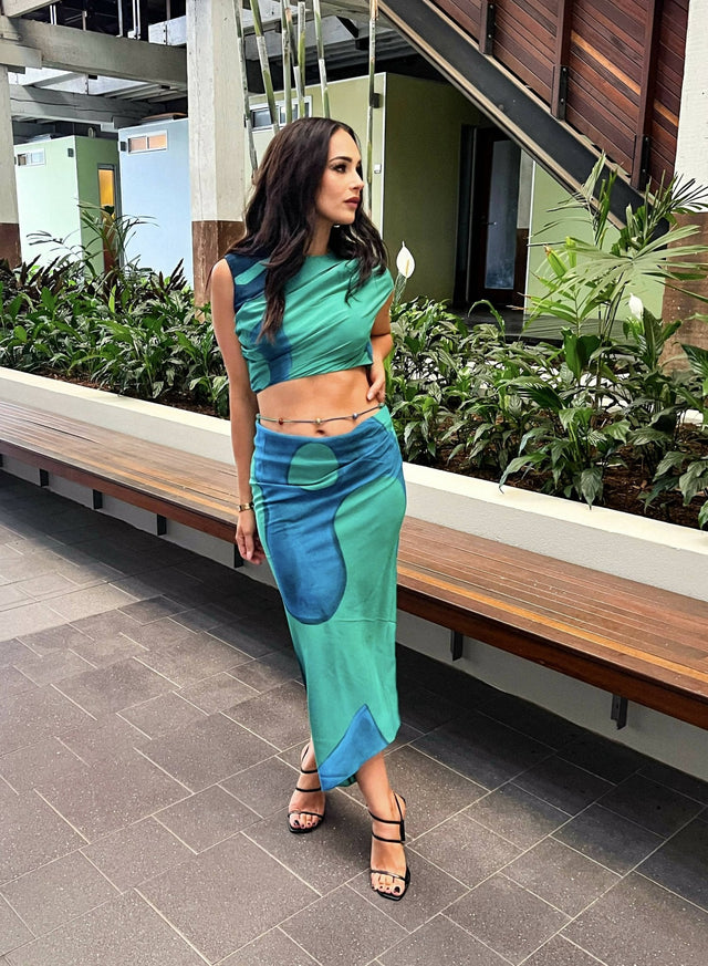 SIR - Sir The Label Frankie Gathered Top And Skirt Set