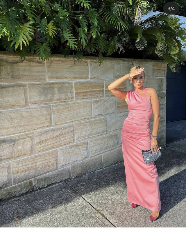 SIR - Sir The Label Giacomo Gathered Gown in Pink