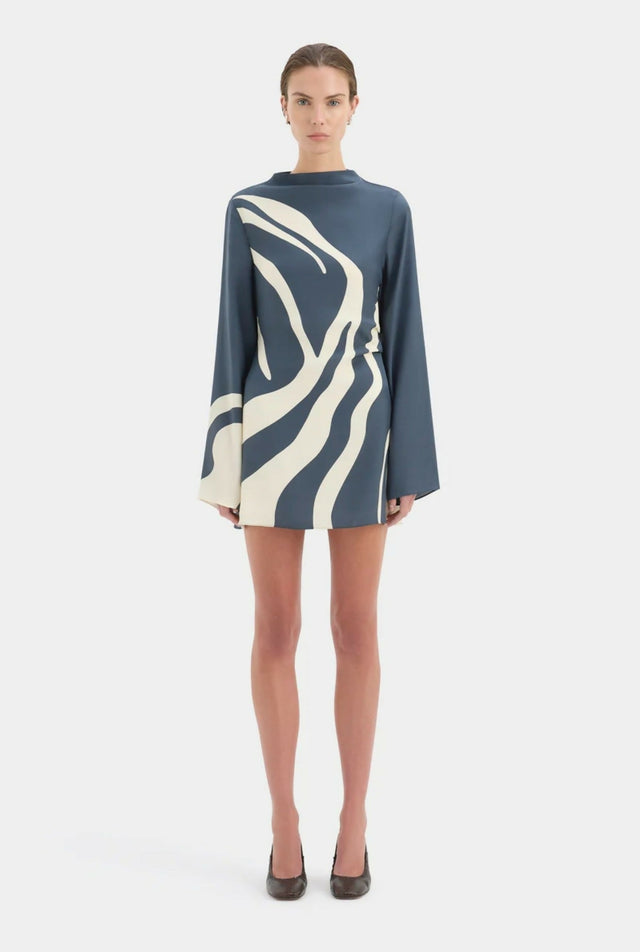 Sir The Label Lilou Long Sleeve Mini Dres - Dresses