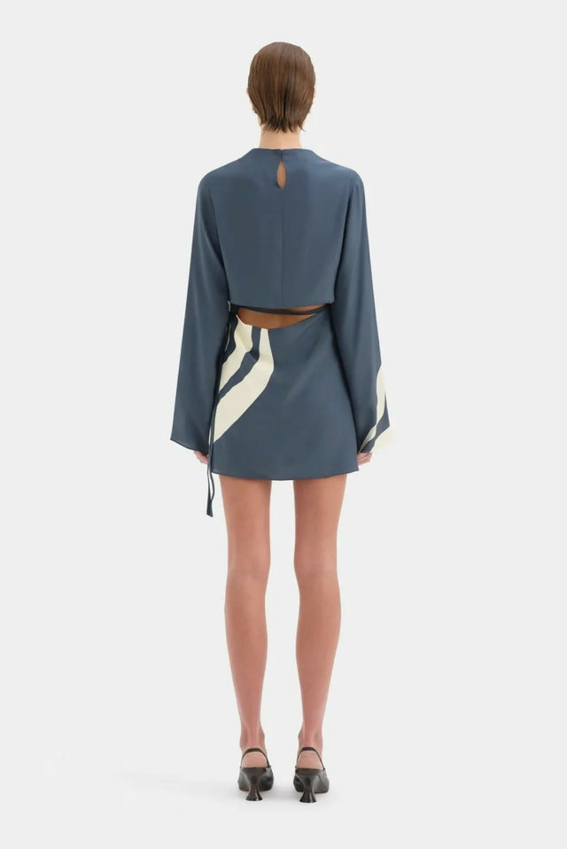 Sir The Label Lilou Long Sleeve Mini Dress - Dresses
