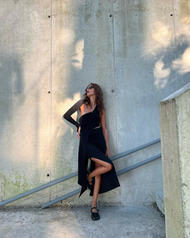 Sir The Label Manifesto Gown Size 8 - 8 / Black - Dresses