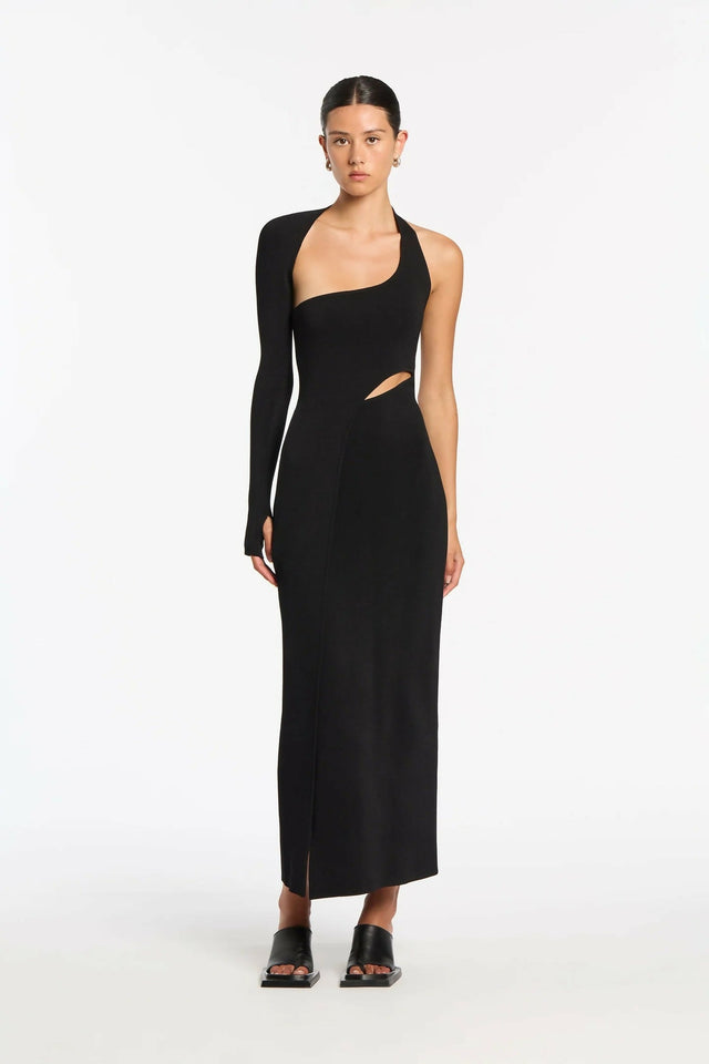 Sir The Label Manifesto Midi Dress Size - 6 / Black - Dresses