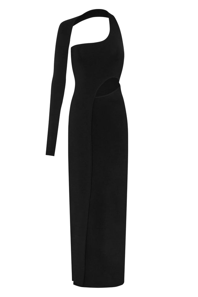 Sir The Label Manifesto Midi Dress Size - 6 / Black - Dresses