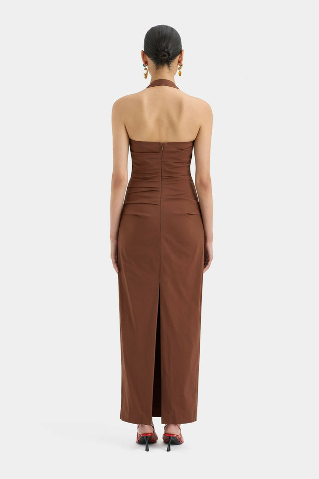Sir The Label Nikki Gown - 6 / Brown - Dresses