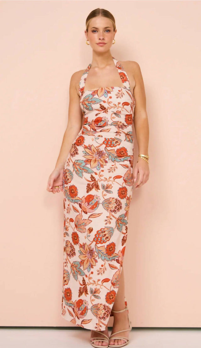 Sir The Label Noemi Halter Midi Dress - Dresses