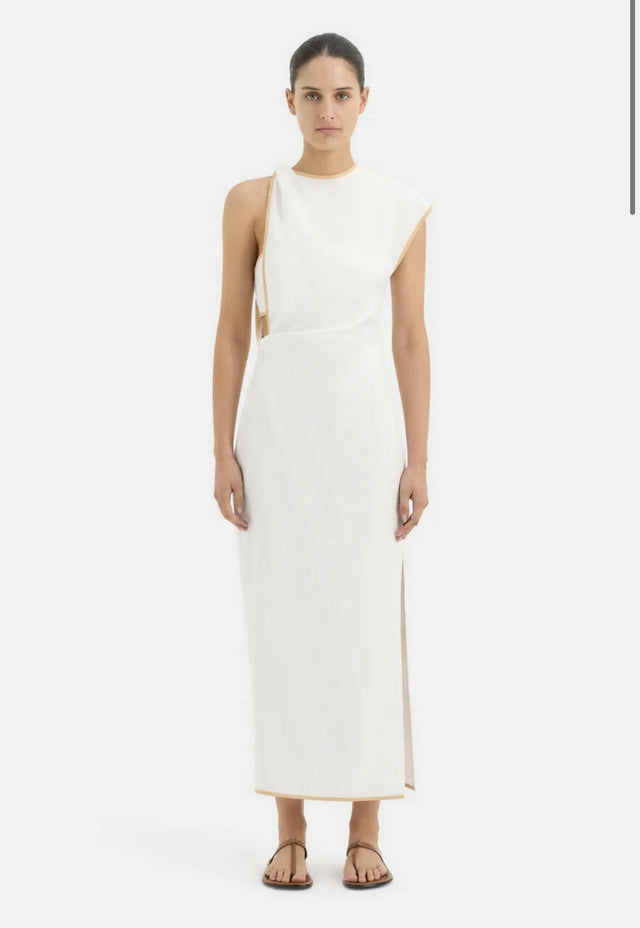 SIR - Sir The Label Noemi White Cut Out Midi Dress