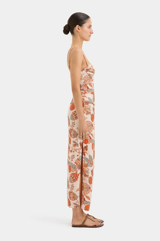 SIR - Sir The Label Noemi Wildflower Balconette Midi Dress