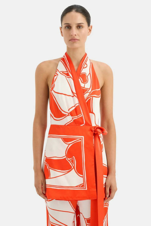 SIR - Sir The Label Ramona Wrap Halter Mini Dress and Pant