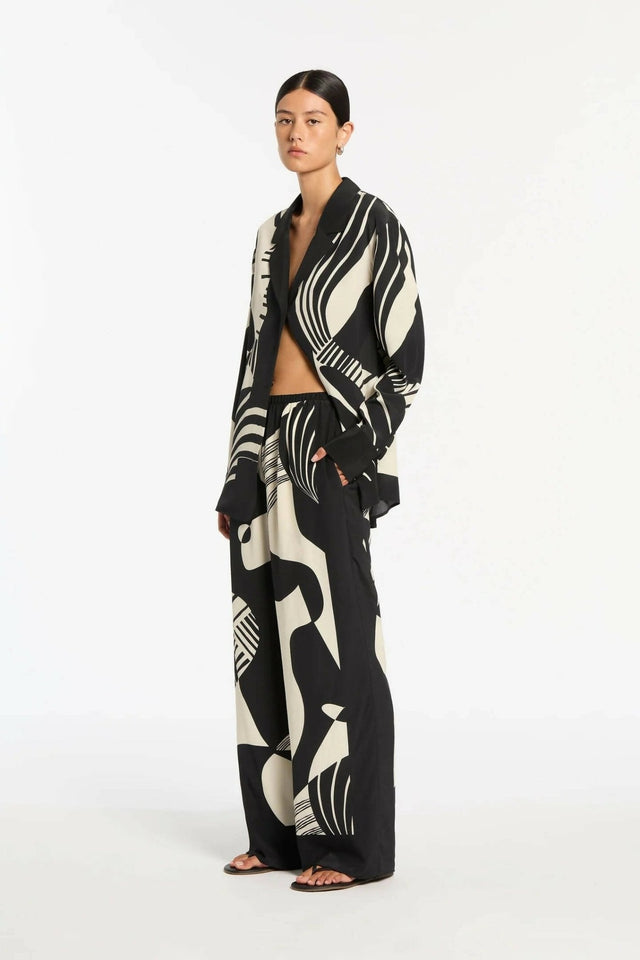 SIR - Sir The Label Realisme Shirt and Pant Set in Papier