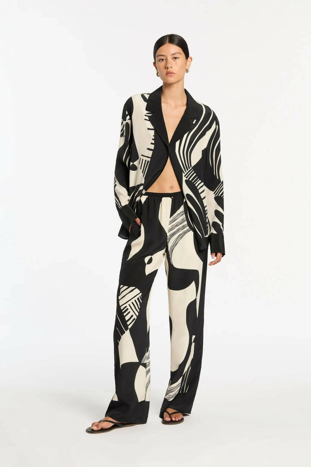 SIR - Sir The Label Realisme Shirt and Pant Set in Papier