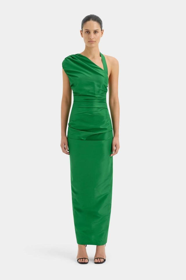 Sir The Label The Rebecca Gown In Green - Dresses