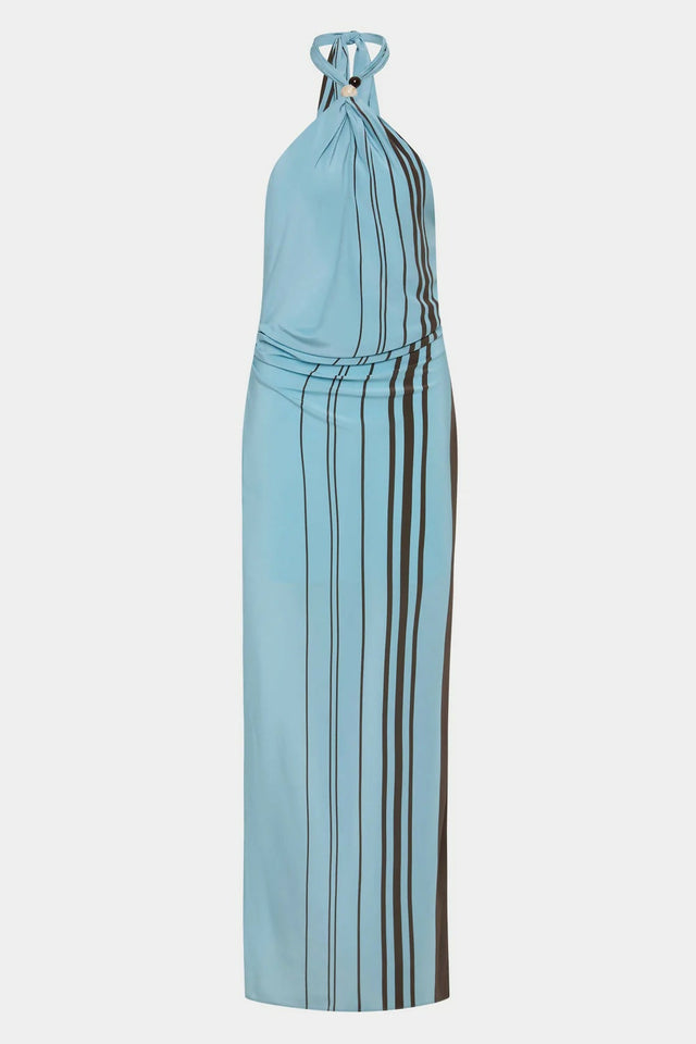 Sir The Label Rioja Halter Scarf Maxi Dress - Dresses