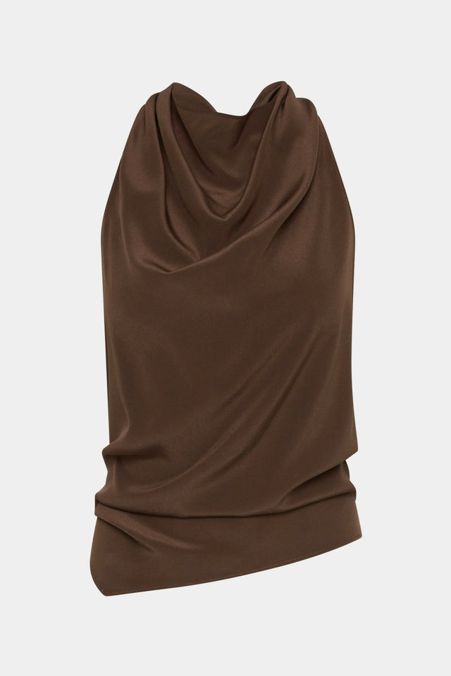 Sir The Label Rioja Halter Scarf Top & Mattheo Midi Skirt Brown - 6 / Brown - Outfit Sets