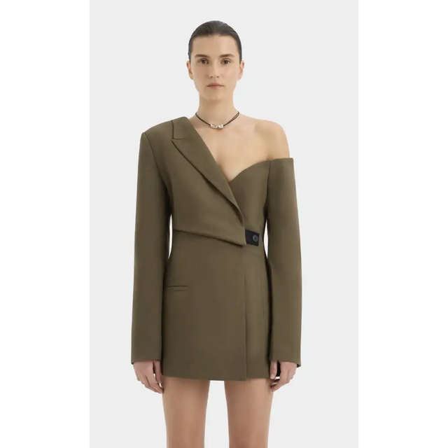Sir The Label Sartoria Mini in Chocolate Marle Sizes 8 & 10 - Dresses