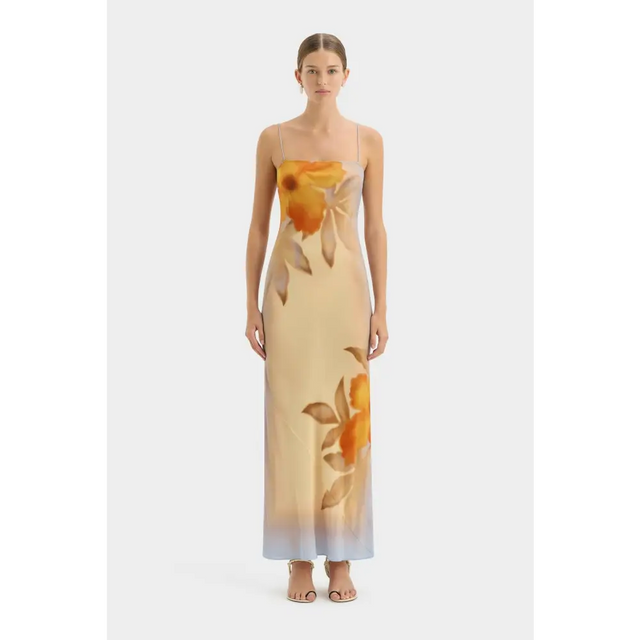 Sir The Label Serene Slip Dress in Sequoia Floral Size 2 / AU 10 - 10 / Multi - Dresses