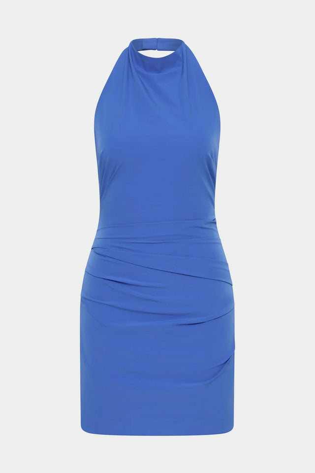 Sir the Label Sol Halter Mini Dress Blue Size 8,10,12 - Dresses