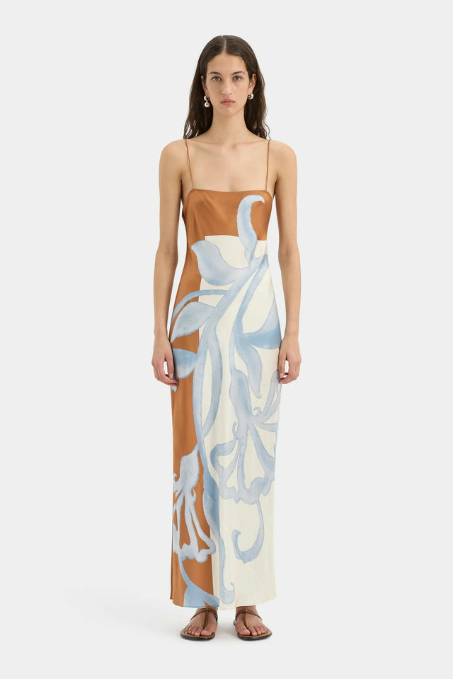 Sir The Label Sorrento Slip Dress in Sciarpa Size 1 / AU 8 - 8 / Print - Dresses