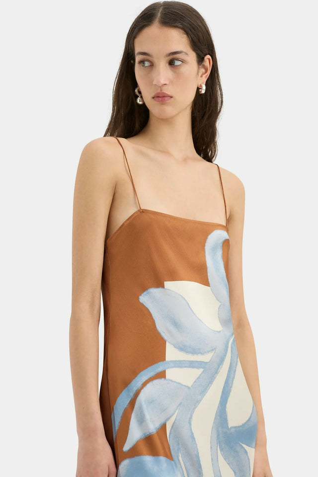 Sir The Label Sorrento Slip Dress in Sciarpa Size 1 / AU 8 - 8 / Print - Dresses