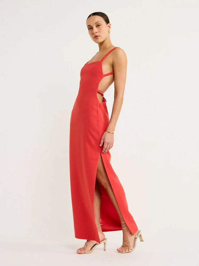 Sir the Label Spoerri Backless Midi Gown - Dresses